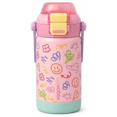 Vagonlife Vgn-1104 360 Ml Çelik Termos Pembe