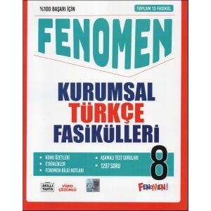 Fenomen 08 Sınıf Kurumsal Türkçe Fasikülleri 13 Fasikül 2324