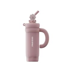 Vagonlife Cocosmile 950ML Çelik Termos 950 ml Vakumlu Paslanmaz Çelik Termos CS-8826 Pembe