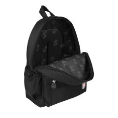 Me Çanta Beşiktaş Önden Cepli Siyah Sırt Çantası