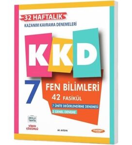 Kurmay Yayınları 7.Sınıf Fen Bilimleri Haftalık Kazanım Kavrama Denemeleri