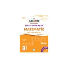 8. Sınıf Matematik Classmate 36 Hafta Denemeleri