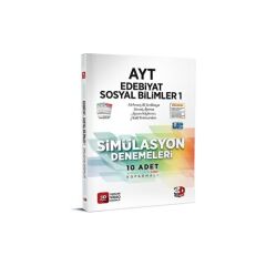 3D Yayınları 2023 AYT Edebiyat - Sosyal Bilimler 1 Simülasyon Denemeleri 3D Yayınları