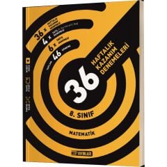 Hız/8.Sınıf Matematik Haftalık Kaznım Denemeleri