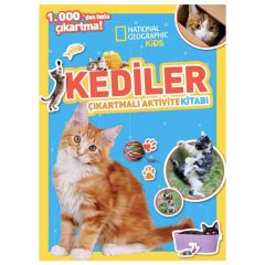 National Geographic Kids Kediler Çıkartmalı Faaliyet Kitabı
