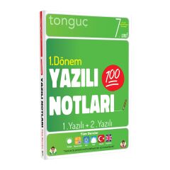 Tonguç 7. Sınıf 1. Dönem Yazılı Notları 1.Yazılı+2.Yazılı