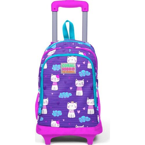 Coral Hıgh Çekçek Sırt Çanta(ışıklı Tekerlek)