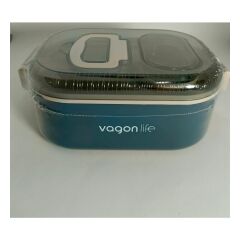 Vagonlıfe XC-7084 Lunch Box Çelik 550 ml Mavi