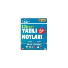 Tonguç 6. Sınıf 1. Dönem Yazılı Notları 1. Yazılı + 2. Yazılı