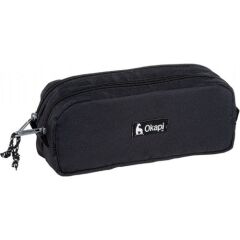 Tıgra Okapi Kalem Çantası 2 Gözlü Okp-108 Siyah