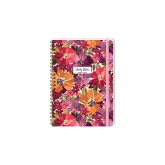Keskin A5 Sert Kapaklı Spiralli 80 Yaprak Çizgili Daily Notes Dreamy Flowers -Helen