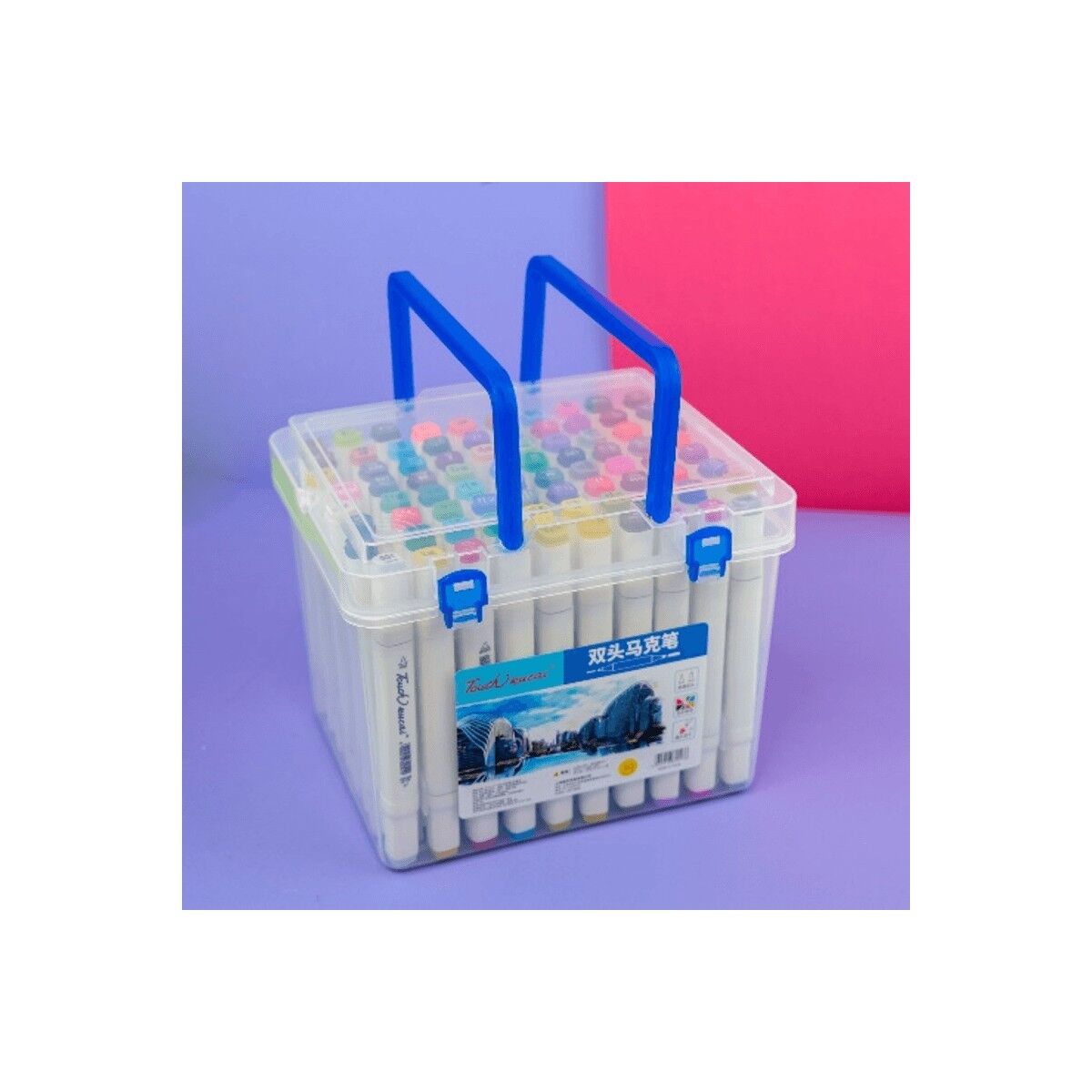 Touch Marker 80'li Çift Uçlu Marker Kalem Seti