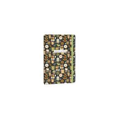 Keskin Color Trendy Notes 13X21 Sert Kapak Defter 80 Yaprak Çizgili Coffee Time Yeşil