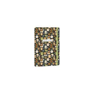 Keskin Color Trendy Notes 13X21 Sert Kapak Defter 80 Yaprak Çizgili Coffee Time Yeşil