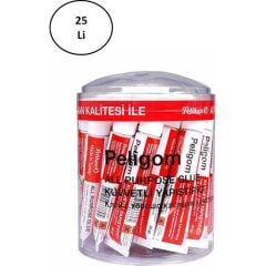 Toptan Bulurum Pelikan Peligom No:7 20 Gram Tüp Yapıştırıcı 25'li