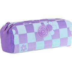 Kaukko Nature Soft Dual Kalem Çantası (lılac-Blue)