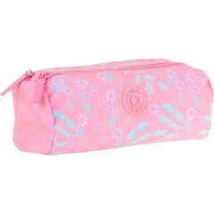 Kaukko Soft Floral Dual Kalem Çantası (pınk Flowers)