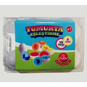 Bubu Games 6lı Yumurta Eşleştirme 12 Parça GM0067