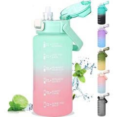 Vagonlife Su Matarası 1500ML VGN2213 Mavi Pembe