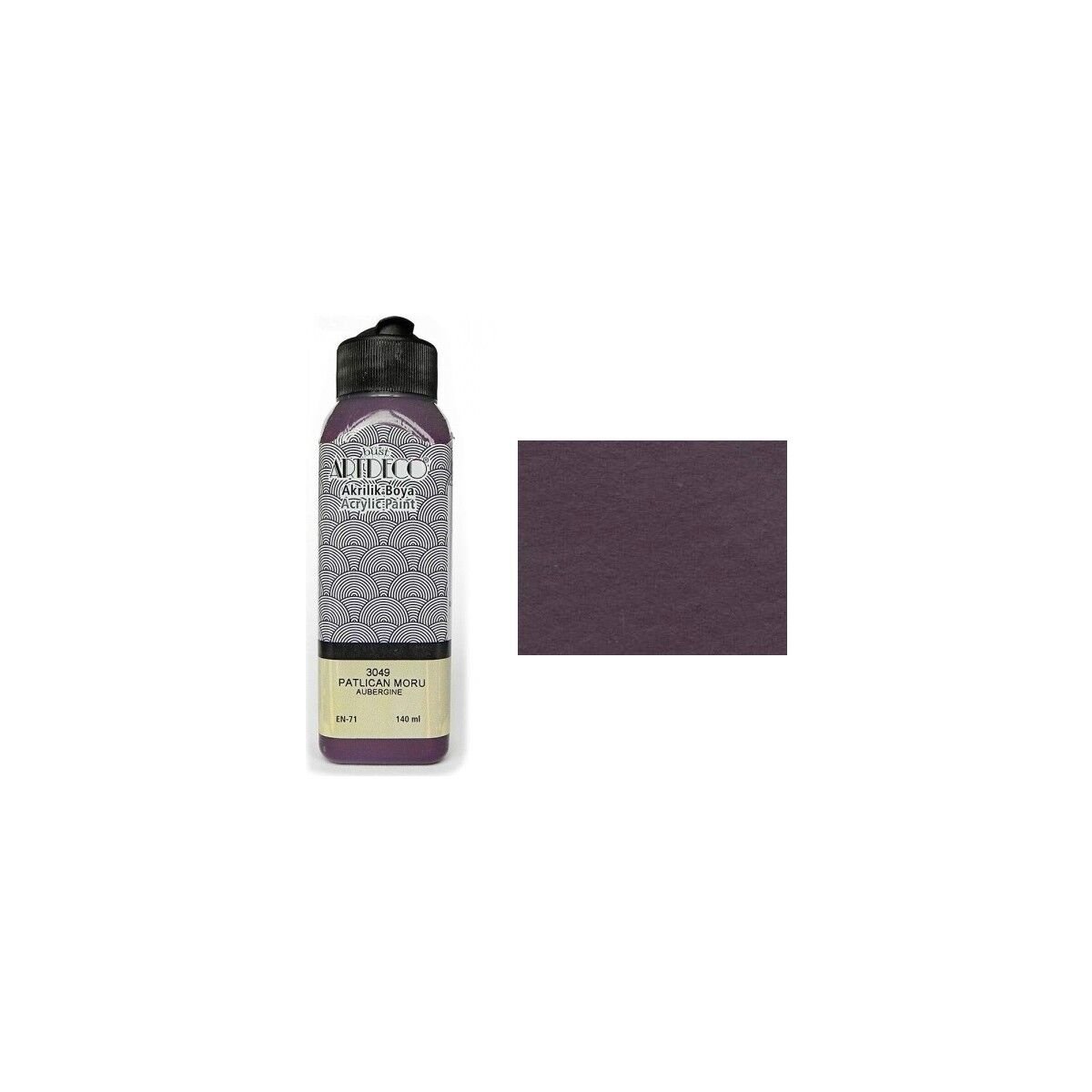 Ardeco Akrilik Boya 140 Ml Patlıcan Moru