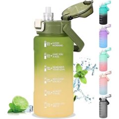 Vagonlife Su Matarası 1500ML VGN2213 Yeşil Sarı