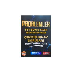 Kota Yayınları TYT Problemler Son 5 Yılın Çıkmış Sınav Soruları