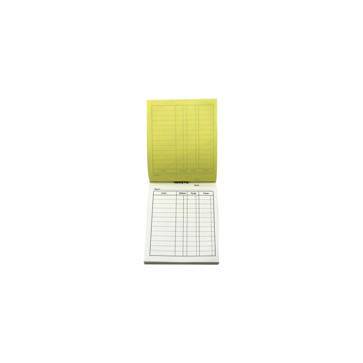 Sipariş Fişi Otokopili 1/50 Küçük - 6 Adet