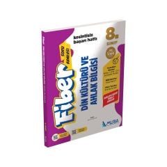 Muba Yayınları SRB8005 8. Sınıf Din Kültürü ve Ahlak Bilgisi Fiber Soru Bankası