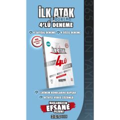 365 Gün Yayıncılık Lgs İlk Atak 1. Dönem 4 Lü Deneme