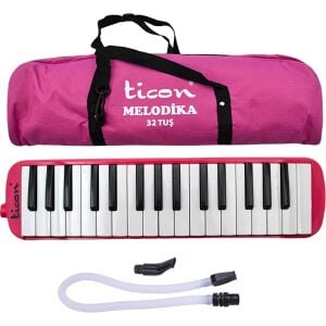 Ticon 32 k Melodika Yumuşak Çantalı Pembe