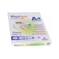 Mapi A4 125 Micron Laminasyon Kaplama
