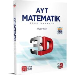2025 AYT 3D Matematik Tamamı Video Çözümlü Soru Bankası 3D Yayınları