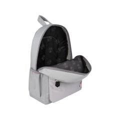 Beşiktaş Gri Ön Cepdetaylı Sırt Çantası