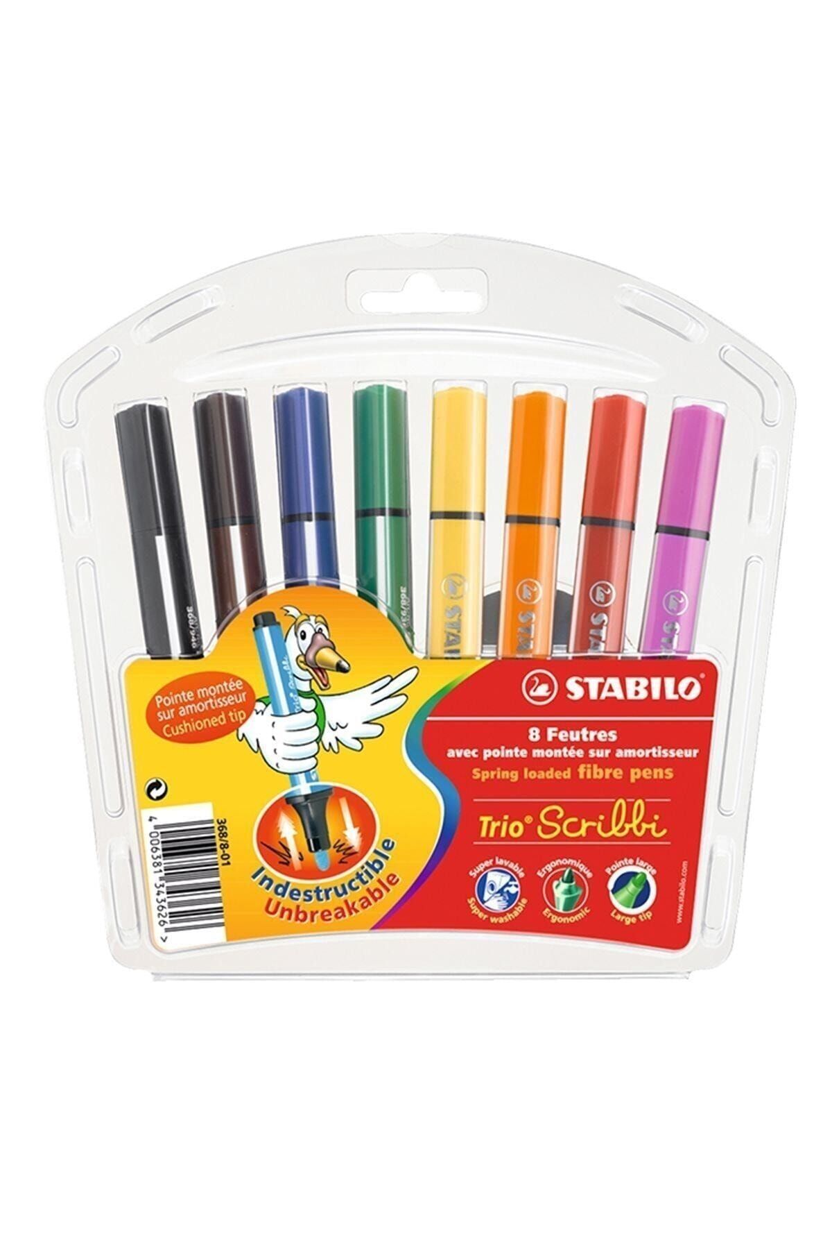 Stabılo Trıo Scrıbbı 8 Renk