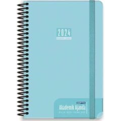 Gıpta 460-Shk 17 x 24 Sp. Sert Kapak Haftalık Akademik Ajanda Mavi