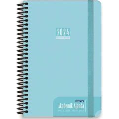 Gıpta 460-Shk 17 x 24 Sp. Sert Kapak Haftalık Akademik Ajanda Mavi