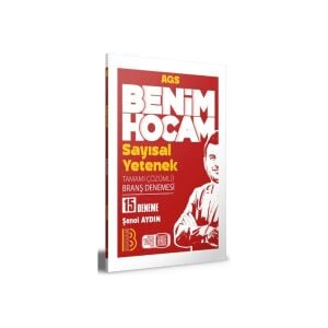 Benim Hocam Yayınları 2026 Ags Sayısal Yetenek Tamamı Çözümlü 15 Branş Denemesi