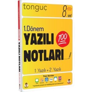 Tonguç 8. Sınıf 1. Dönem Yazılı Notları