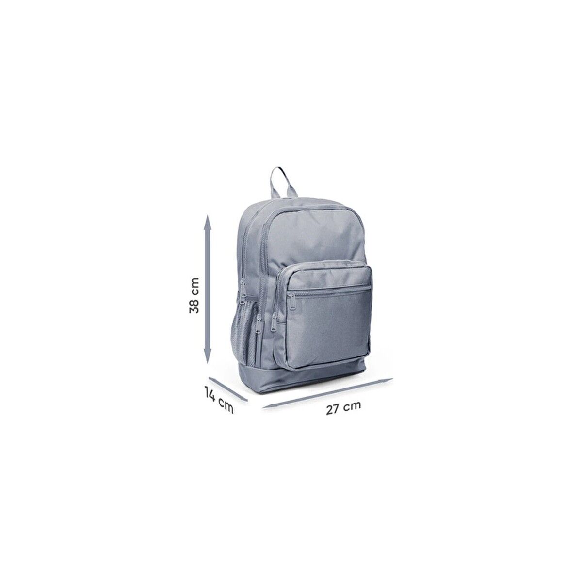 Coral High Dört Bölmeli Mor Desenli Okul Çantası 23703+ Thermo Beslenme Çantası 11703