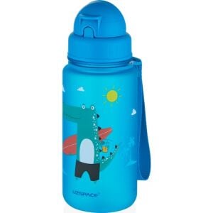 Uzspace 3024 400ML Mavi Desenli Yeni Seri Su Matarası
