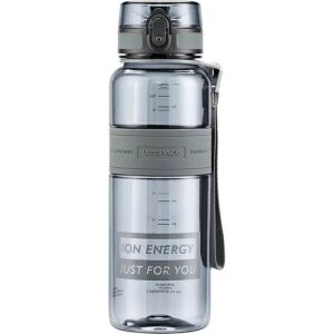 Uzspace 1000 ml Su Matarası Büyük Boy Koyu Gri