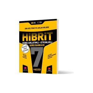 Hız Yayınları 7. Sınıf Hibrit Din Kültürü ve Ahlak Bilgisi Soru Bankası-Bağlam Temelli Sorular ve Güncel Müftedat