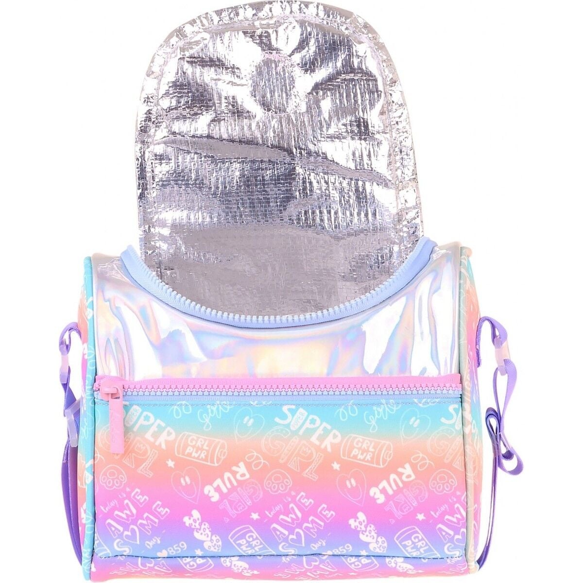 Kaukko Kids Kız Çocuk Renk Geçişli Isı Yalıtımlı Okul Beslenme Çantası (Lila) - L5349