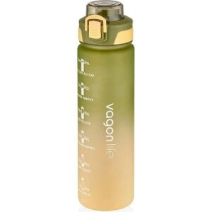 Vagonlife Motivasyon Su Matarası 1000ML Yeşil