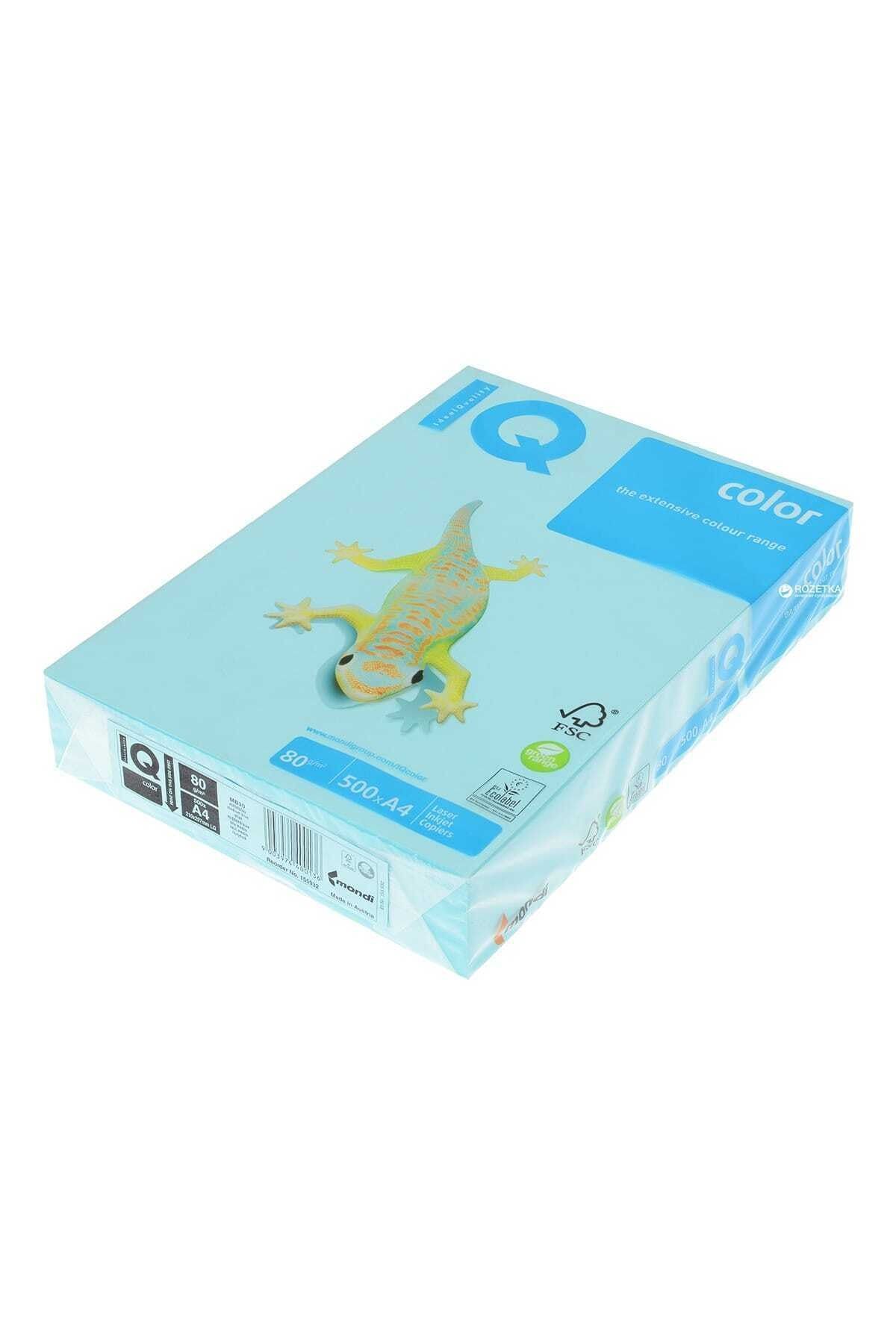 Mondi IQ Color Renkli Fotokopi Kağıdı A4 80 GR Mavi