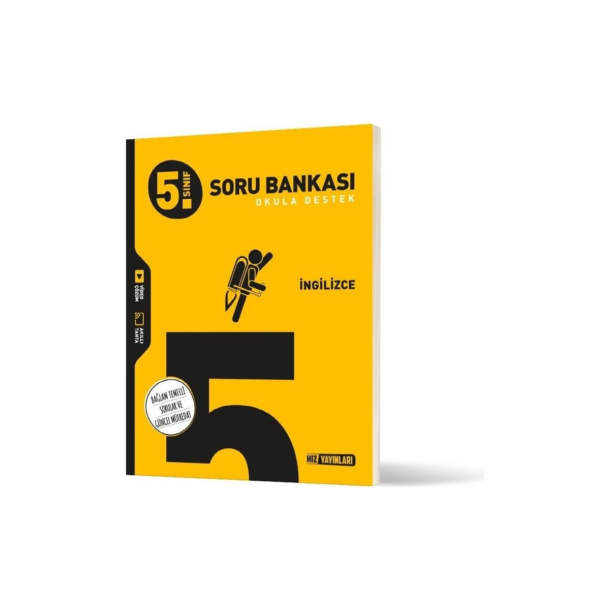 Hız Yayınları 5. Sınıf Ingilizce Soru Bankası-Bağlam Temelli Sorular ve Güncel Müftedat