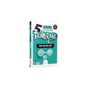 5. Sınıf Bumerang 32 Haftalık Fen Bilimleri Denemeleri Günay Yayınları