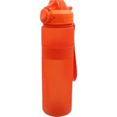 Noki Petg Kilitli Kapak Plastik Matara 1000 ml Turuncu