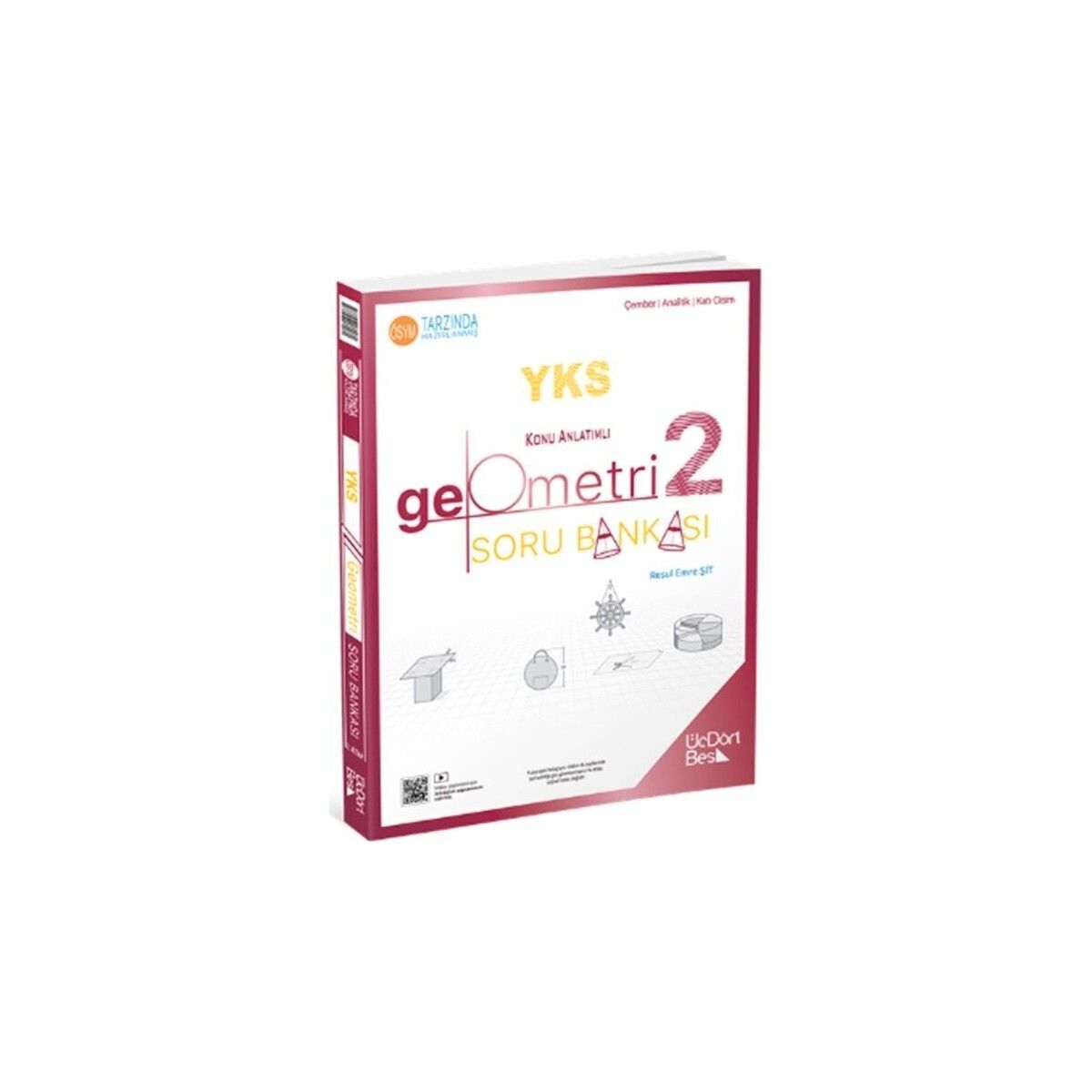 Üçdörtbeş Yayınları Tyt Ayt Geometri Soru Bankası 2. Kitap