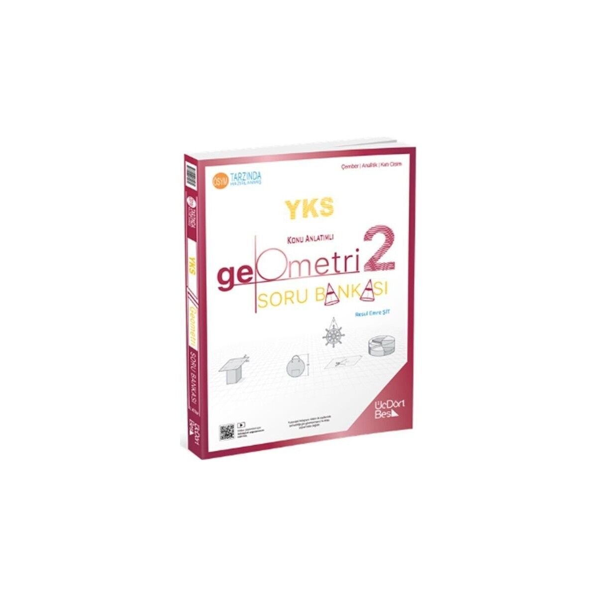 Üçdörtbeş Yayınları Tyt Ayt Geometri Soru Bankası 2. Kitap